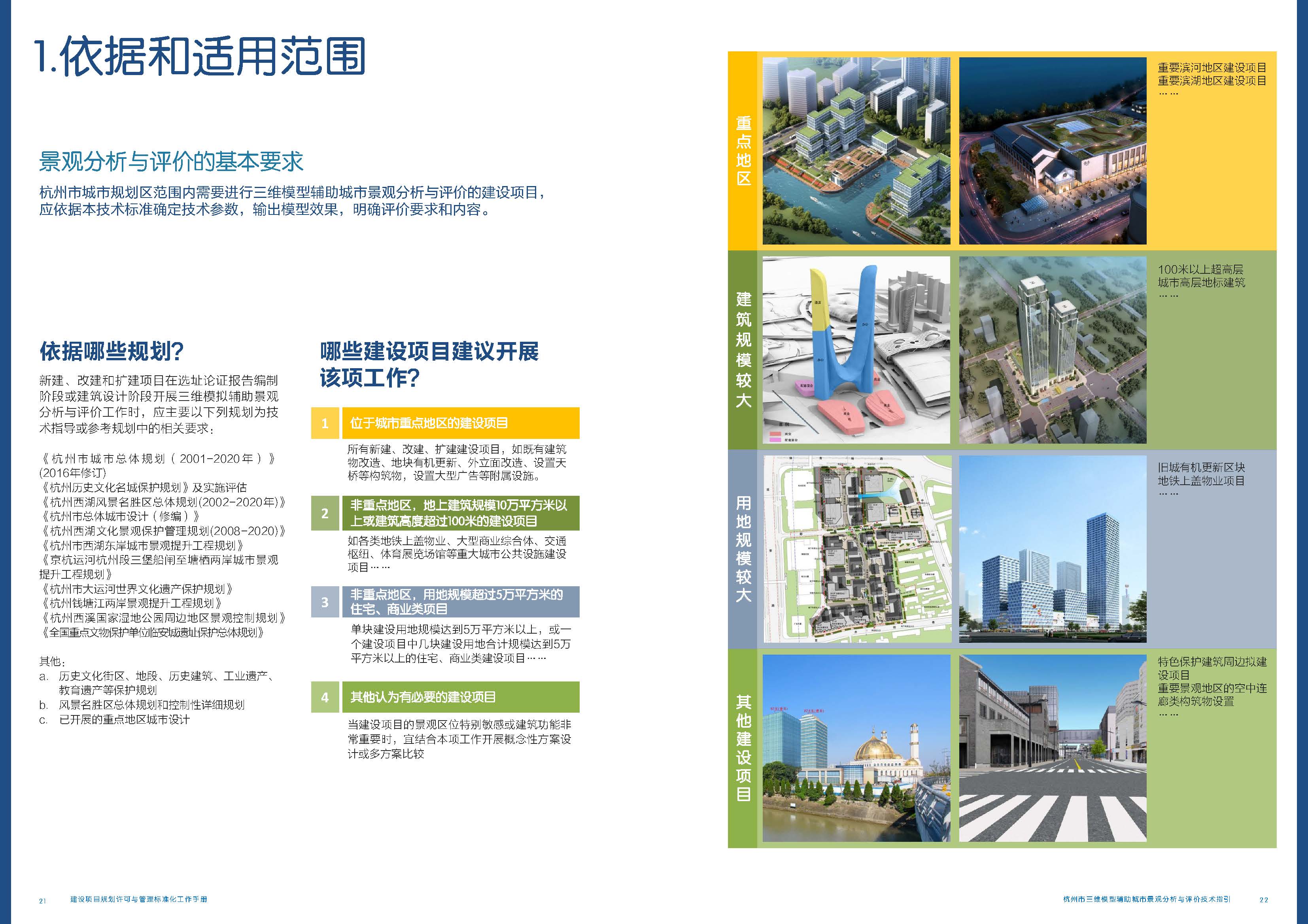 三维模型辅助城市景观分析依据和适用范围